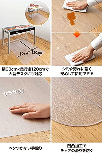 メーカー包装済 送料無料 Osharemart チェアマット ポリカーボネート 製 2分割 畳 カーペット フローリング 床暖房 対応 透明 キズ 凹み 防止 床保護 ブランドショッパー付き Www Servblu Com