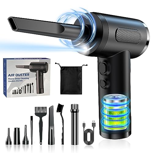 Nettoyage PC et voiture avec ce souffleur air comprimé rechargeable 6000mAh de bureau