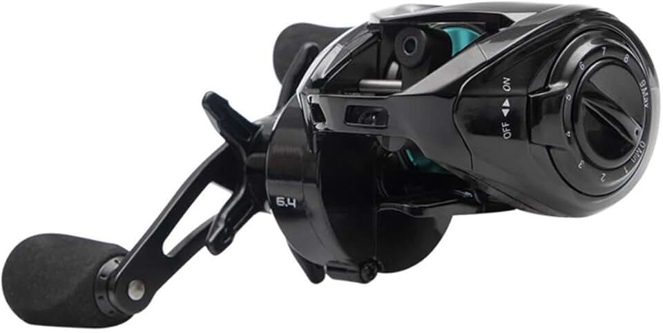 Carretilha Maruri Crobat, 7+1 Rolamentos, Drag 7kg, Corpo ABS, Carretel em Alumínio, Recolhimento 6.4:1