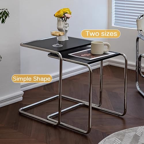 Petit support de table basse en C meuble d'appoint de chambre - 4