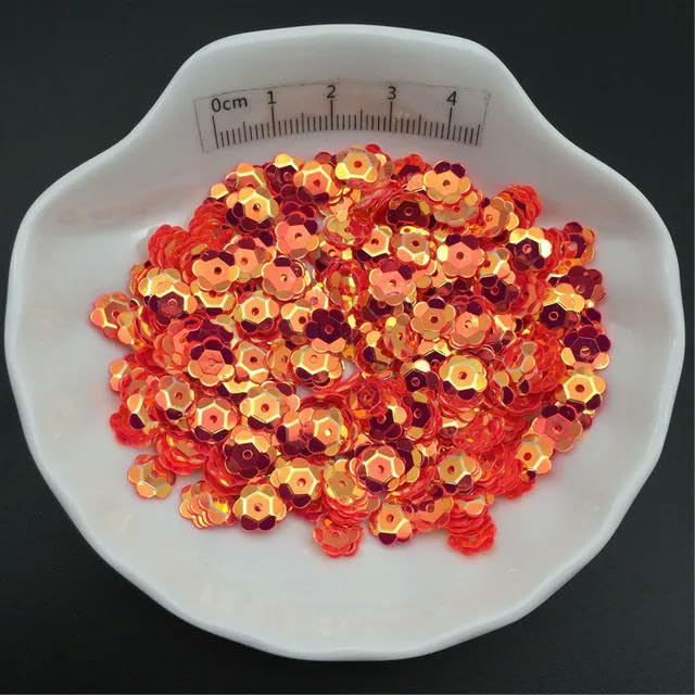 Paillettes dorées 8mm pour couture et loisirs créatifs couture sachet 30g