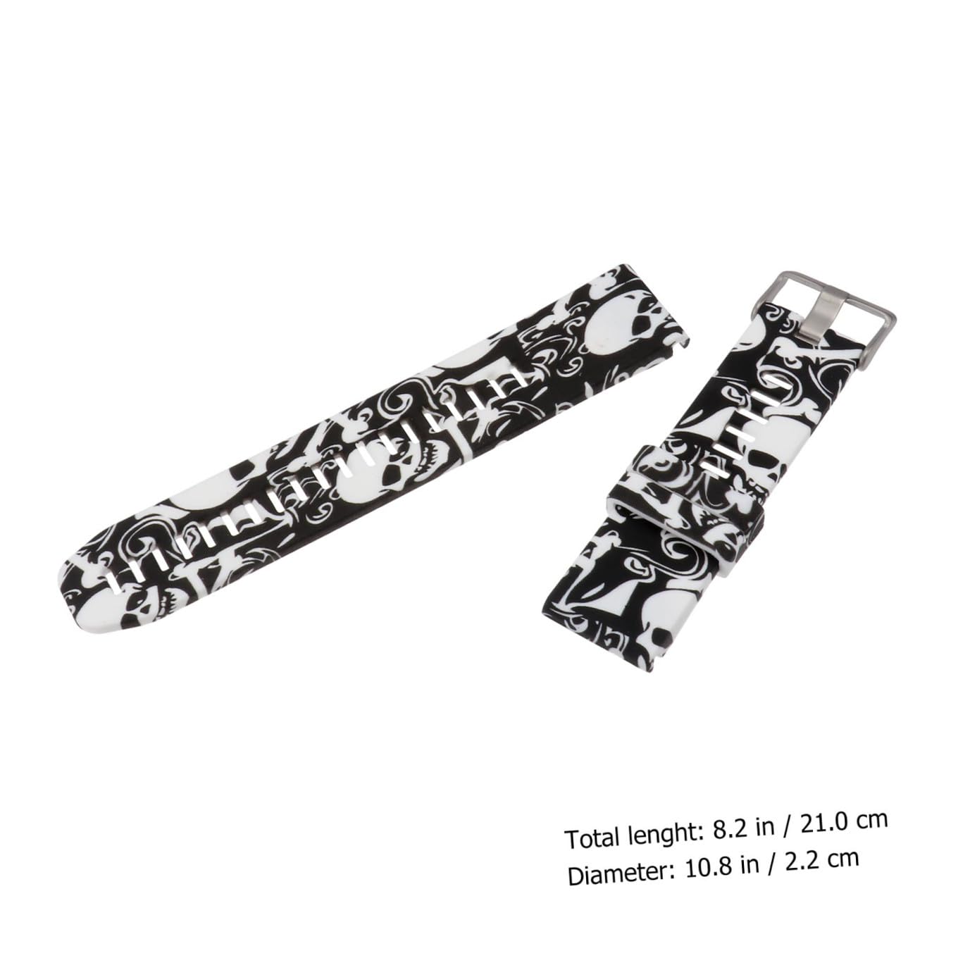 Housoutil 2 Uds Correa De Silicona Correa De Reloj De Calavera Banda De Calavera Niño Reloj Retro Correa De Reloj Impermeable Correa De Reloj Bandas De Repuesto Correa De Reloj De Silicona