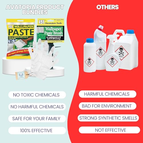 Kit de papel pintado 151 con herramientas completas para decoración 6