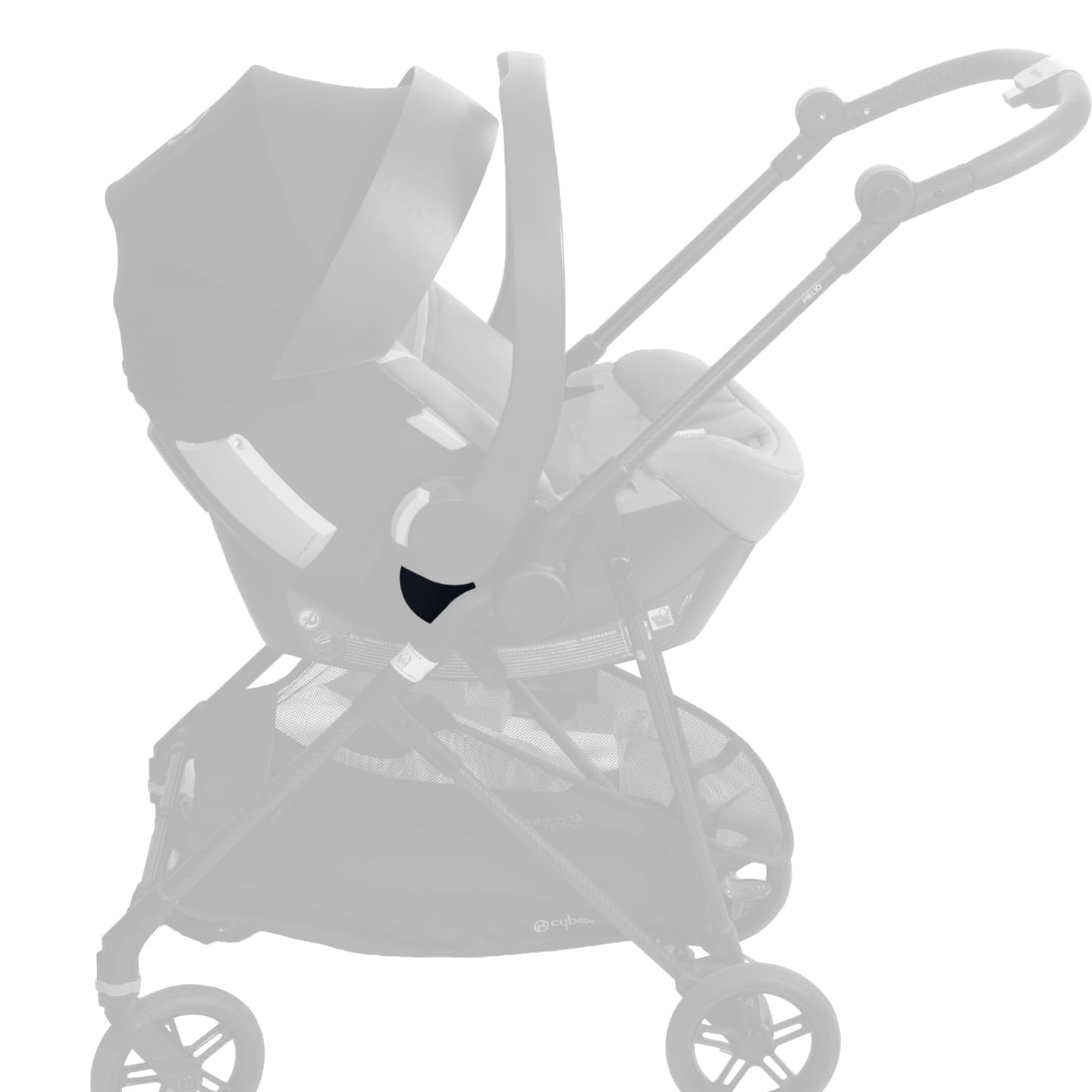 Autositz-Adapter Connect passend für Cybex Melio Kinderwagen