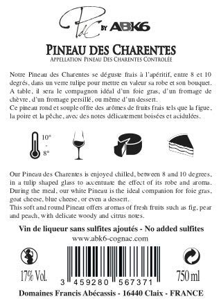 ABK6 Cognac Pineau (1 x 0.7 l)