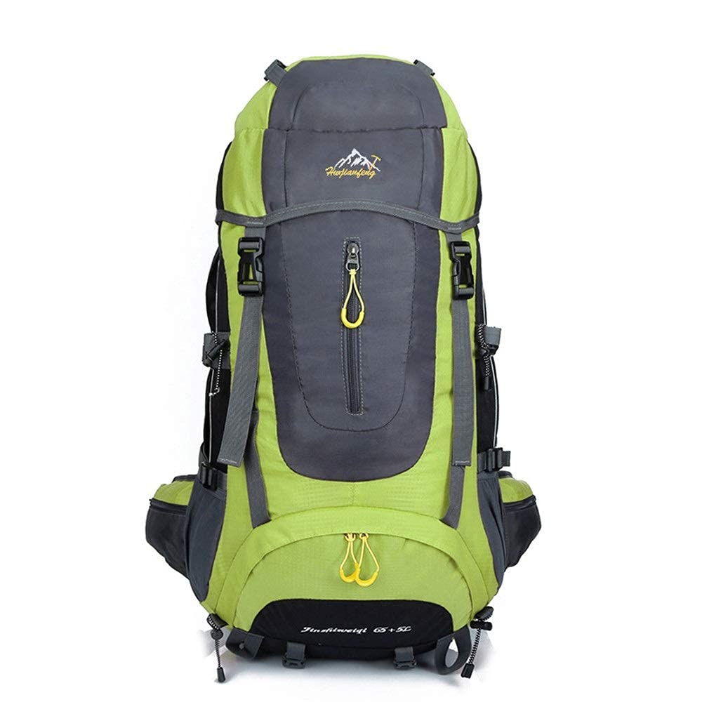 Fahrradrucksack Wasserdichter Wanderrucksack Hochleistungsrucksack zum Rucksackwandern, Wandern, Camping 65L Extra groß für Fitnesswandern Klettern Camping Skifahren Radfahren