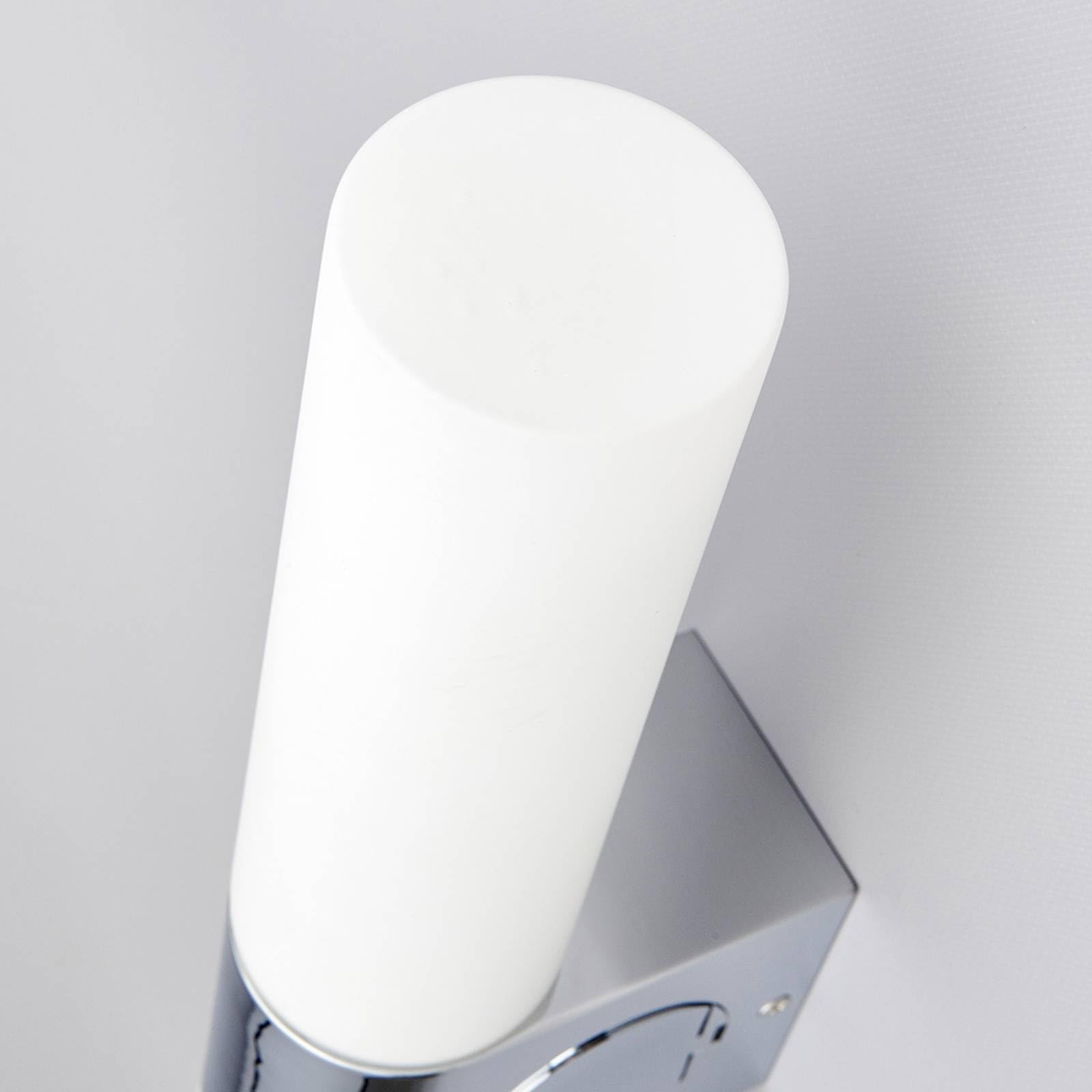 Lindby Applique Murale Ziva à intensité variable Argent Métal 2 lampes E14 Luminaire Salle de bain