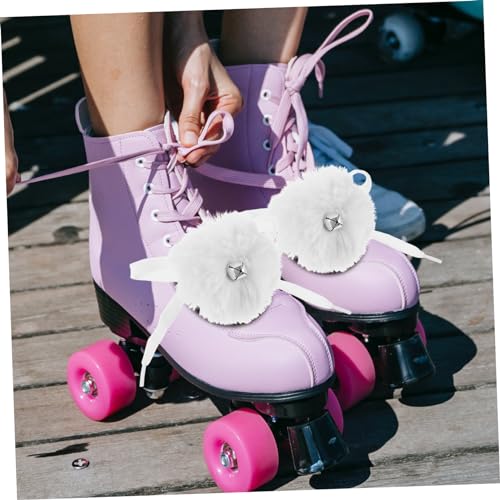 ibasenice 2 Unidades Bola De Pelo De Skate Acessórios De Patins Para Mulheres Pompons De Patins De G