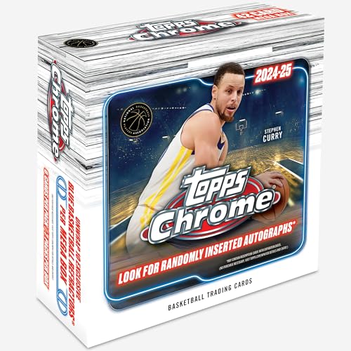 Image of 2024-25 Topps Chrome Basketball - Factory Sealed - Mega Box