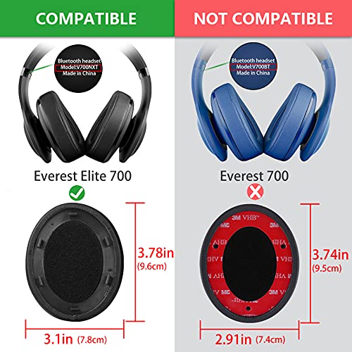 Geekria Replacement Ear Pads for JBL Everest Elite 700, V700NXT Headphones Ear Cushions, Repair Parts (Black) - Image 3