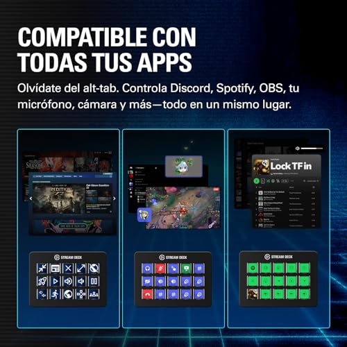 Controlador de flujo Elgato Stream Deck Scissor Keys para optimizar transmisiones 4