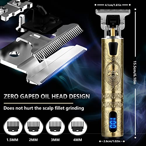 Hair Clippers Beard Trimmer for Men Electric Cordless Clippers with LCD Screen - Image 4