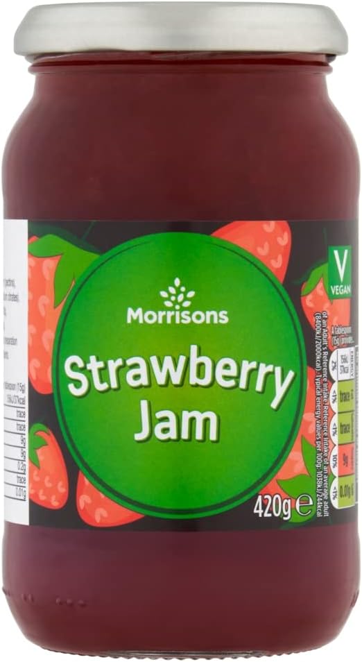 MORRISONS Strawberry Jam 420g : Amazon.co.uk: Grocery