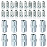 Bremsleitung Verbinder, Profi Bremsleitungsverbinder Set BöRdelwerkzeug-Satz Double Flaring Tool KüHlerschlauch Verbinder 20 Verschraubungen und 10 Verbinder Set für ø 4,75mm Bremsrohr BöRdel F