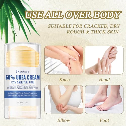 Fußcreme Trockene Füße Fusscreme Sehr Trockene Füsse Hydrating and Anti-Cracking Foot Cream Aktualisierung Feuchtigkeitsspendende und Anti-Riss-Fußcreme Fußpflegecreme Lindert Trockenheit. – Bild 5