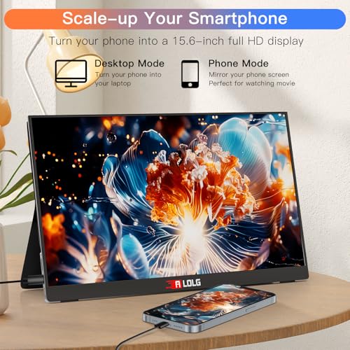 Image of 13.5''Portable Monitor for latop ,2K FHD 60HZ Laptop Monitor Screen,USB-C and HDMI Inputs, Ultra-Slim IPS Panel with HDR and Premium Smart Cover & Speakers for Laptop,PC,Phone,PS4 /5,Switch,Mac,Xbox