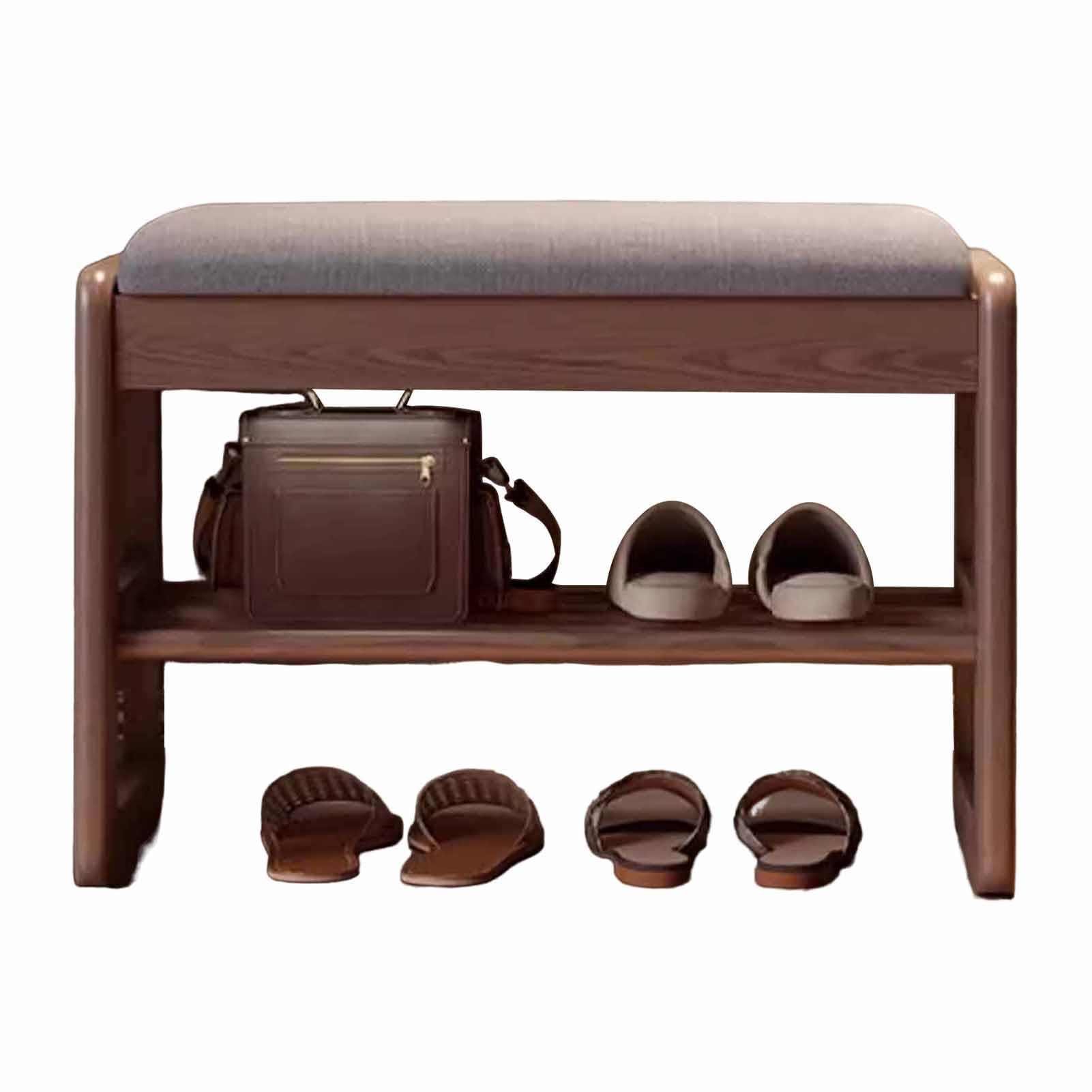 Banc d'entrée avec rangement chaussures pour salon chaleureux
