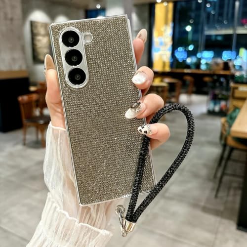 Coque Samsung Galaxy Z Fold 7 antichoc bracelet diamant