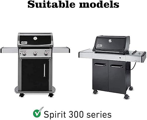 Miniatura 5 de HWGckct 69787 Quemador de parrilla de 18 pulgadas para parrillas de gas Weber Spirit 300 y Spirit II serie 300, Spirit E310 E320 S310 S320 E330 S330