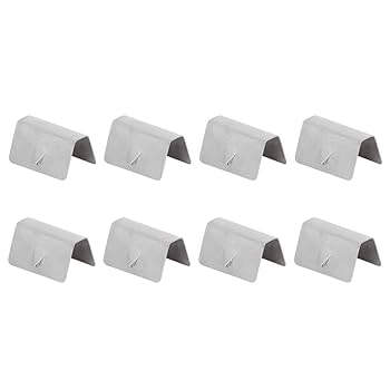 10 PCS Wind Deflector Clips, Stainless Steel Universal Car Wind Rain Deflector Fitting Clips