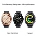 Bands Compatible for Samsung Galaxy Watch 3 41mm/Galaxy Watch 42mm Bands /Galaxy Watch Active (40mm) Band,TOROTOP 20MM Genuine Leather Strap Replacement Band Strap for Galaxy Watch 42mm Bands(Black)