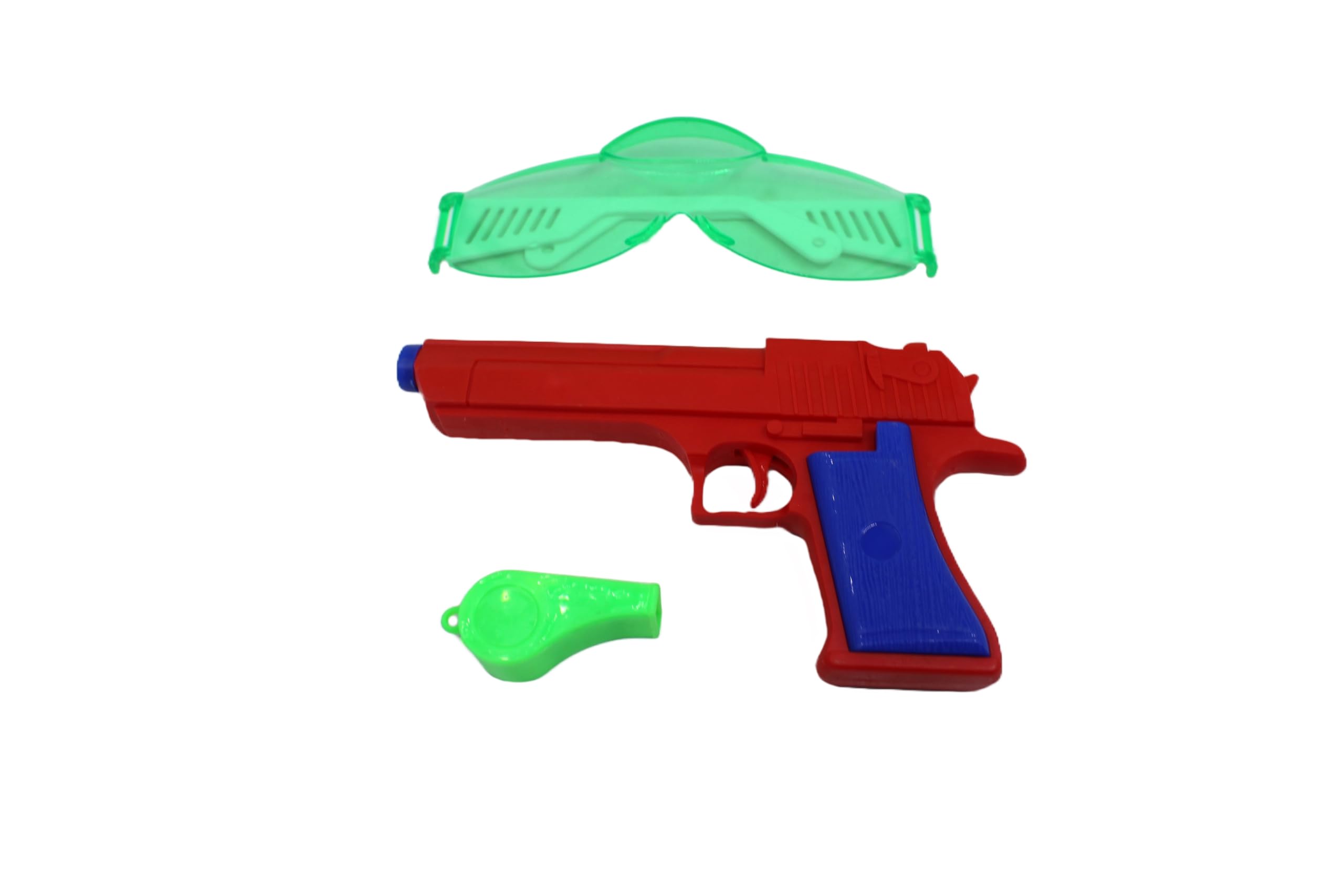 Neoinsta Medium Size Plastic Realistic Manual Gun Toy for Kids with 3 Free Soft Foam Bullets|Weapon Toy|Pistol Toy|Single Barrel|Shooting Gun Toy (red) - Image 2 thumbnail