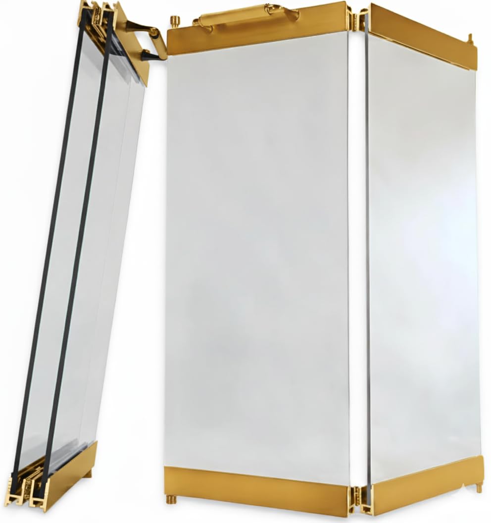 Photo 1 of ***STOCK PHOTO FOR REFERENCE ONLY*** Replacement Glass Fireplace Doors (Gold) | ONLY for Model# SF36, SF36I, SCF36 SCF36I, SC36, SA36, SI36, SC36MB,GF2, A36, AC36, AC36M, GSC36| for Martin Industries