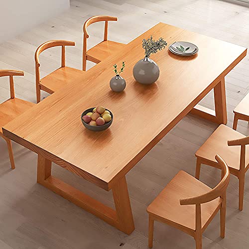 Nordic-solid-wood-dining-table-apartment-pine-dining-table-desk-Size-120x70x75cm Nordic solid wood dining table apartment pine dining table desk Size 120x70x75cm