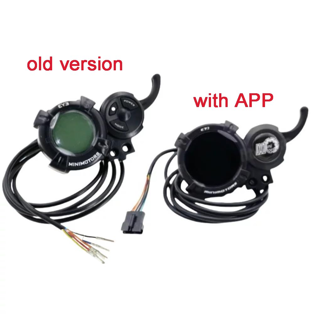 Dualtron Scooter EY3 Instrumento Display Acelerador Acelerador Minimotores 36V-84V Accesorios, versión antigua sin APP, nueva versión con APP