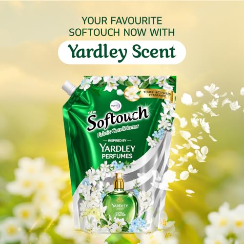 Image of Softouch Yardley Royal Jasmine 1.9 Ltr Fabric Conditioner | Long lasting fragrance for clothes