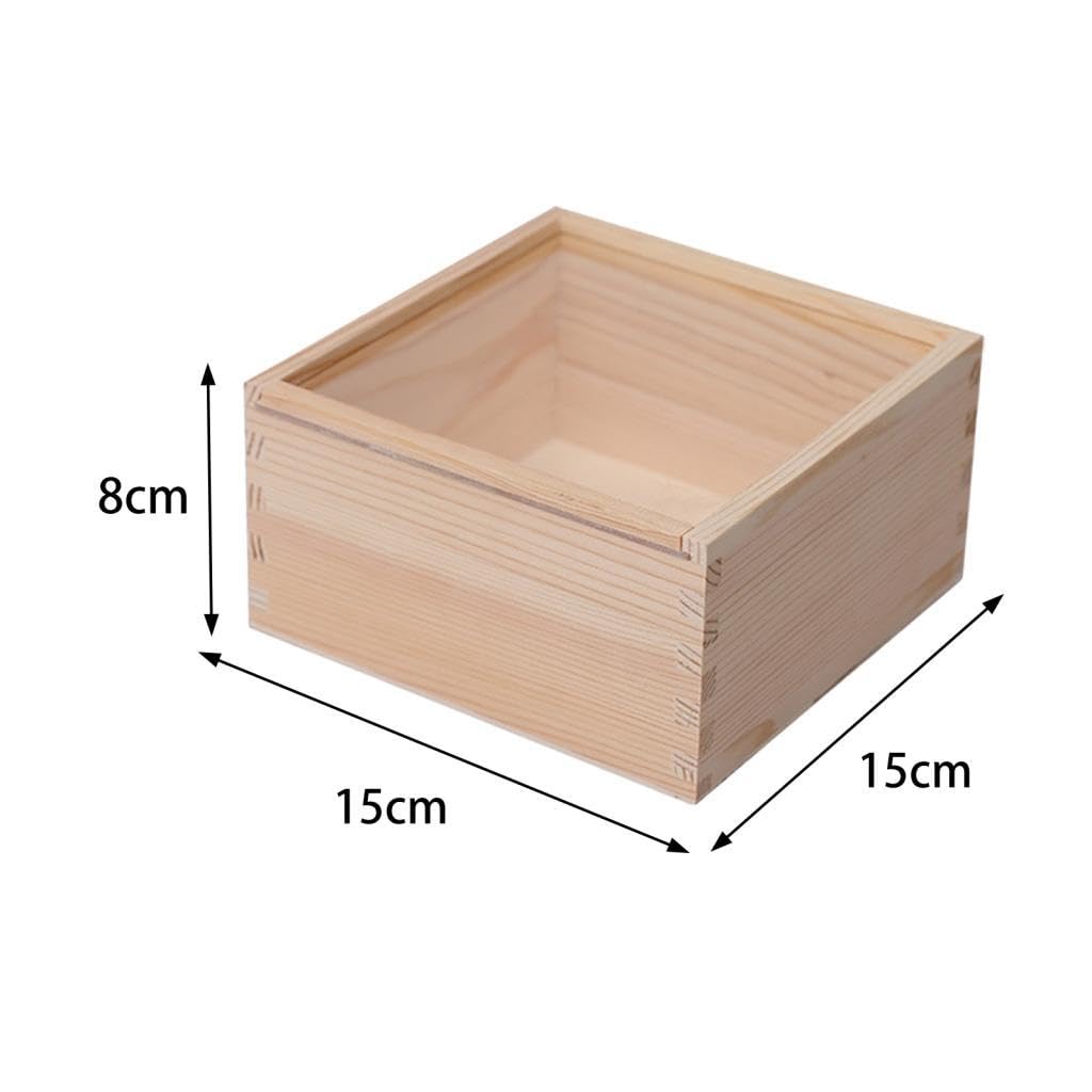 Amazon｜Freneci 木箱クラフトギフトボックス防塵木製収納ボックス