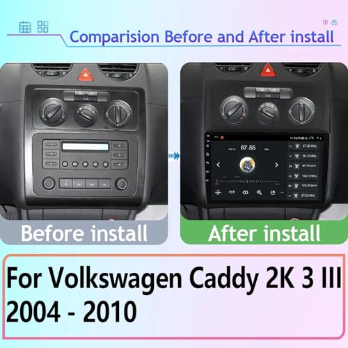 Autoradio Android avec caméra de recul pour sécuriser votre Caddy 3