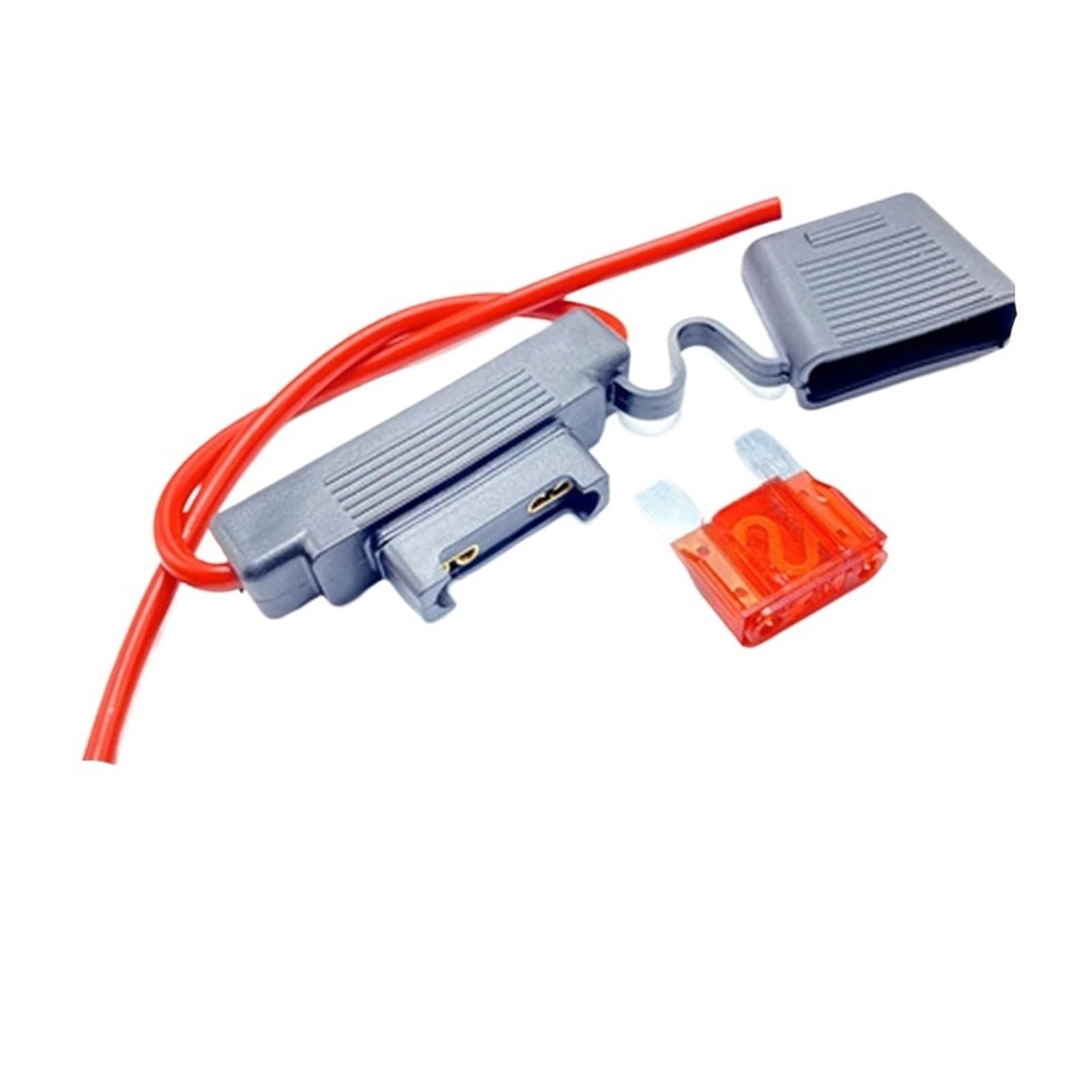 Wodoodporny duży uchwyt bezpiecznika 32 V 8AWG/10AWG i bezpiecznik samochodowy 20A 30A 40A 50A 60A 70A 80A 90A 100A (60A, 8 AWG)