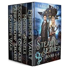 Steam & Aether Books 1-5 Audiolibro Por Jaxon Reed arte de portada