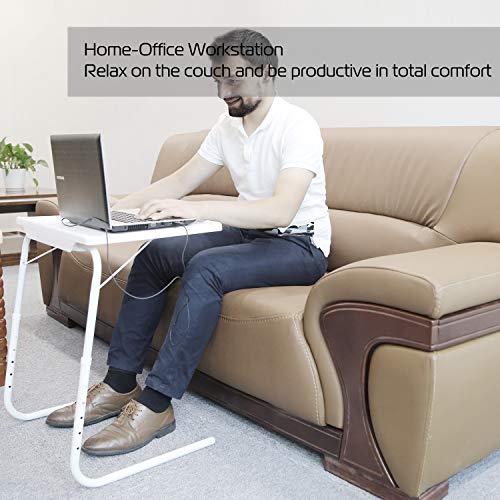 iMounTEK Portable Collapsible Office Laptop Desk Table. Adjustable Tablet Reading Drawing Table, Bed Lap Breakfast Tray Camping Table, Notebook Stand Reading Holder for Kids/Sofa/Couch Floor/Writing