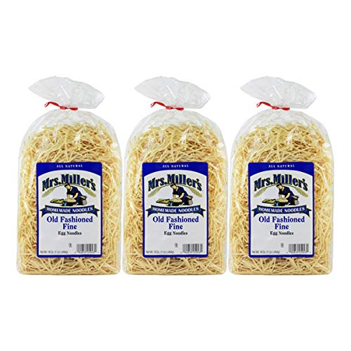 Mrs. Miller's Homemade Old Fashioned Egg Noodles, Fine, 16 OZ (Pack - 3)