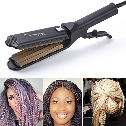 Plancha para cabello con placas de cerámica de titanio miniatura 3