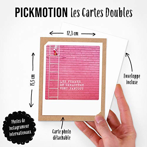 PICKMOTION Girl Power - Set di 5 carte doppie
