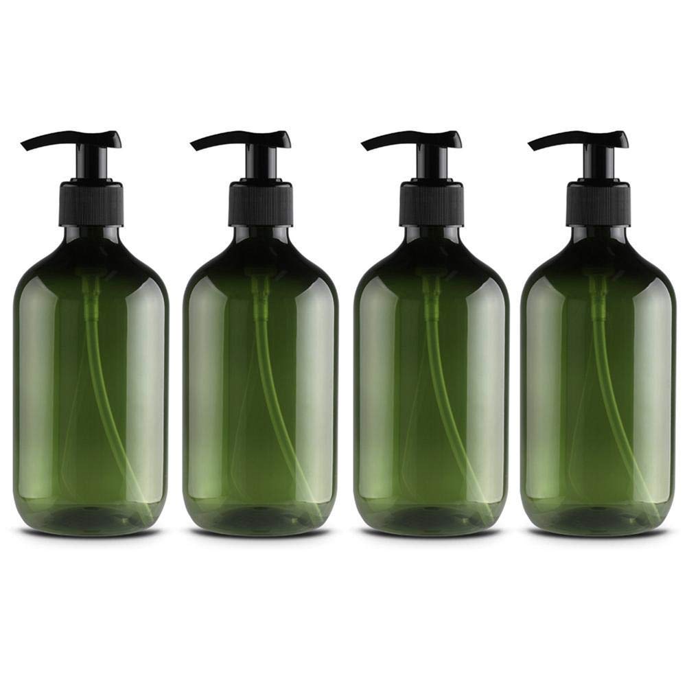 Botellas de bomba de 500 ml con dispensador antigoteo para un almacenamiento recargable