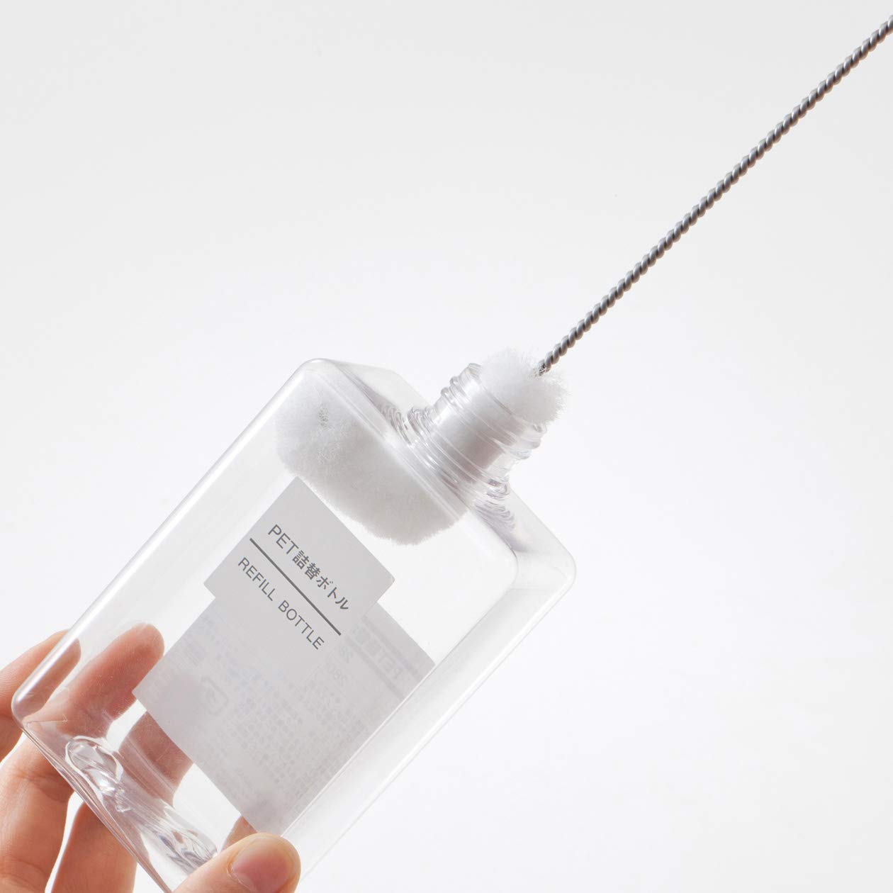 Muji Japan Bottle Brush to wash Up Corner, per sapone ricarica bottiglia