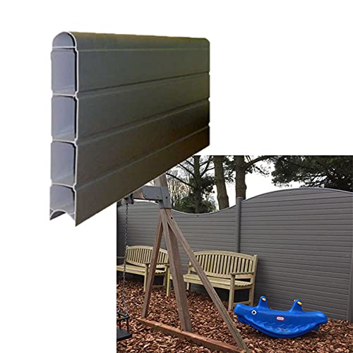 VP Plastic Fencing Panels - Composite Fence Panels - ECO Fencing Fence Board 2.4m (8') - Graphite