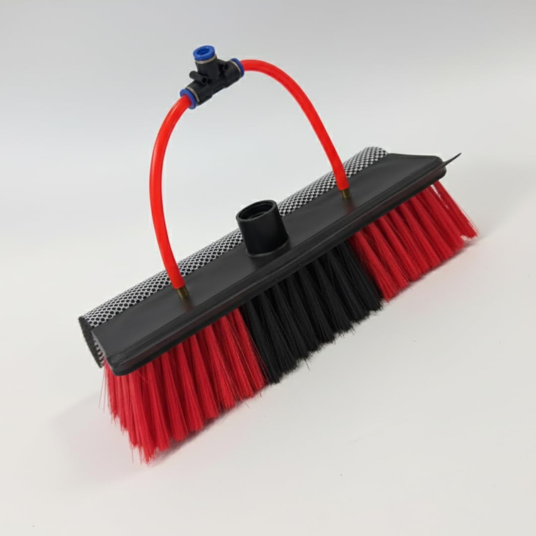 STARLYF Brosse de rechange pour balai télescopique télescopique Hydrocleaner, compatible avec les modèles de 4,6 m, 7 m et 3,6 m (comprend un tuyau et un connecteur T)