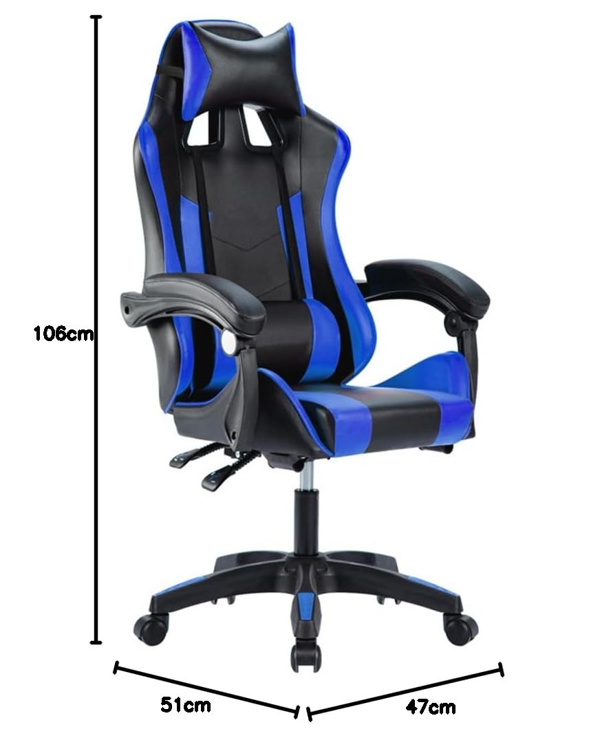 Amazon.co.jp: ゲーミングチェアオットマン付き ファッション 潮流