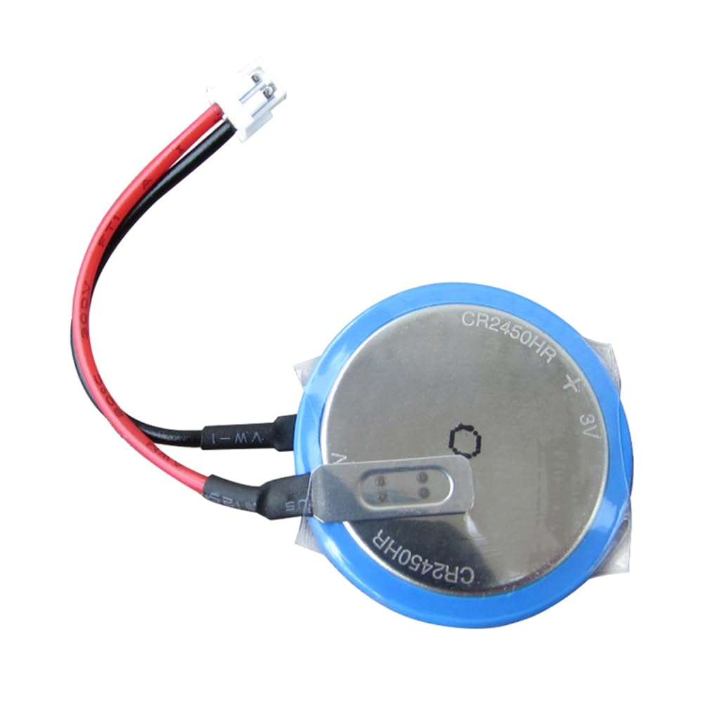 MEELER 5 Pcs 3V 550mAh CR2450HR Battery with 1.5 mm Connector Disposable Battery