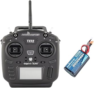 Radio Master TX12 MKII ELRS 16CH Support OPENTX and EDGETX Remote Control Transmitter for RC Drone Mode 2 (Tx12 Elrs + 5000)