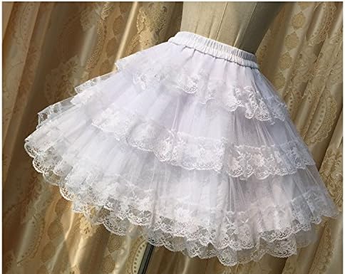 3-Layered Gothic Layered Ruffled Luxury Vintage Rockabilly Petticoat Crinoline Underskirt - Image 2