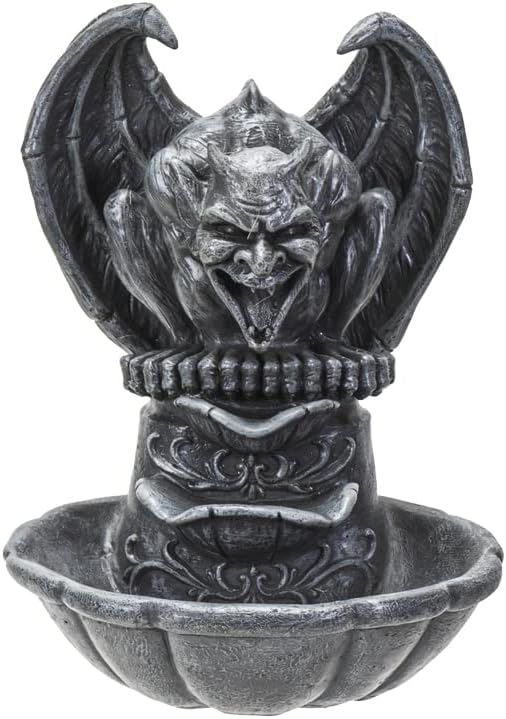 Pacific Giftware Gargoyle Resin Backflow Burner, 7-Inch Height
