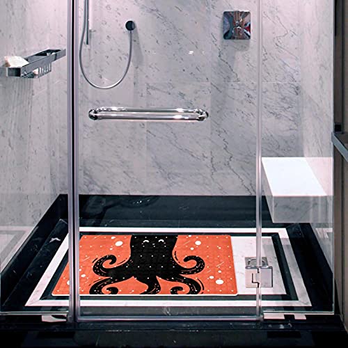 Tapis de baignoire antidérapant pieuvre lavable en machine pour douche - 6