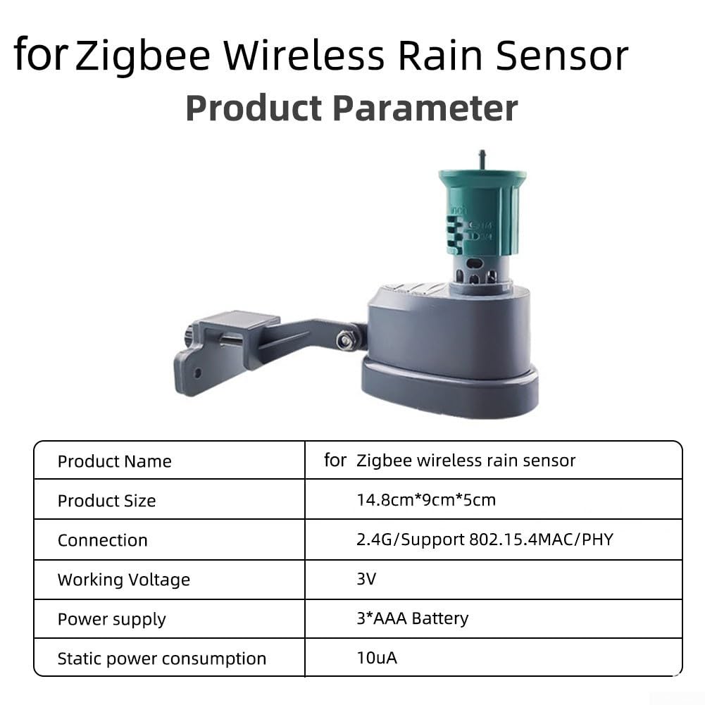 Per sensore pioggia Zigbee, irrigazione a risparmio idrico, forte sensibilità, compatibile con vari controller