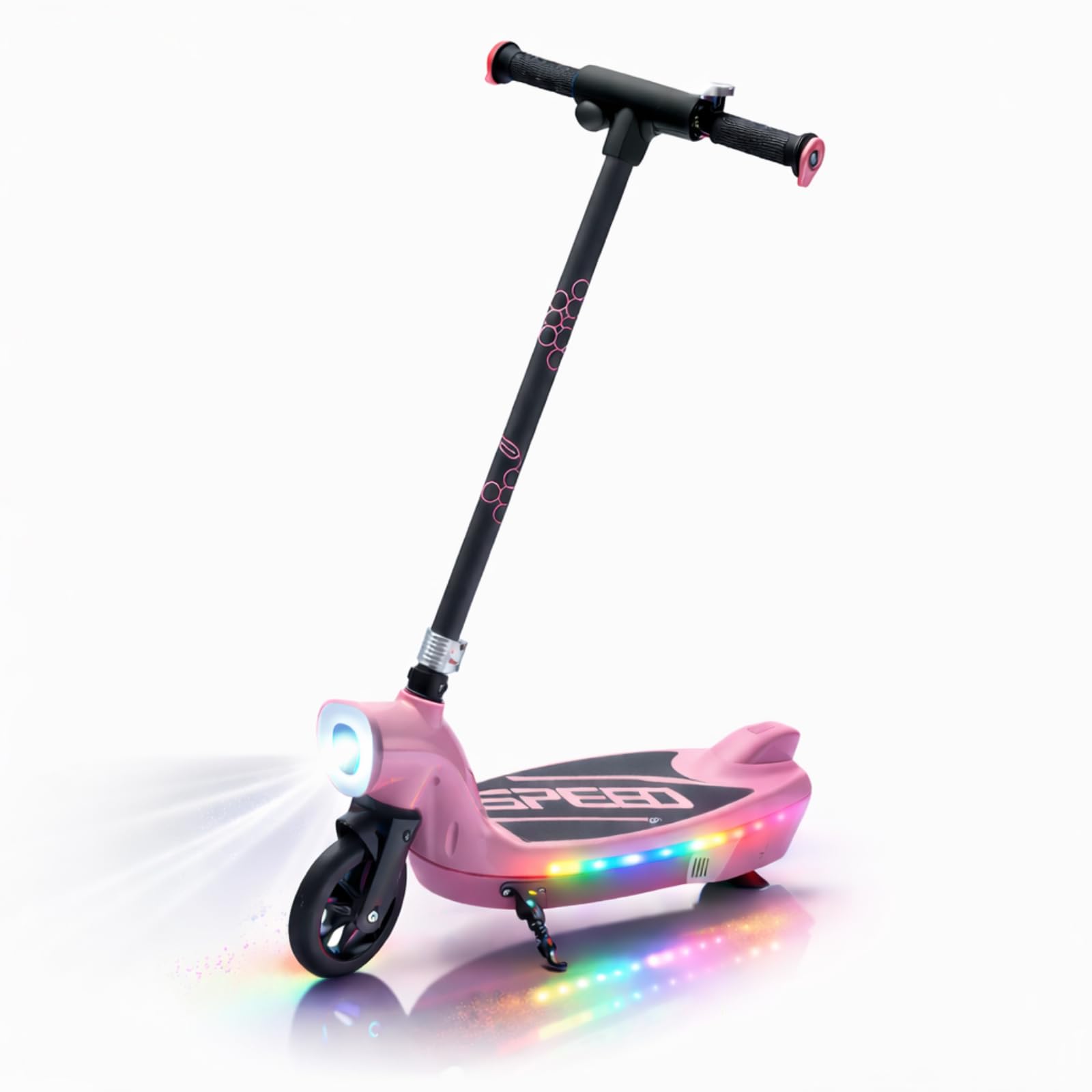 Monopattino per Bambini con Luci LED – Giocattolo a Batteria 12V, 2 Ruote, Uso Privato, Portata 50 kg